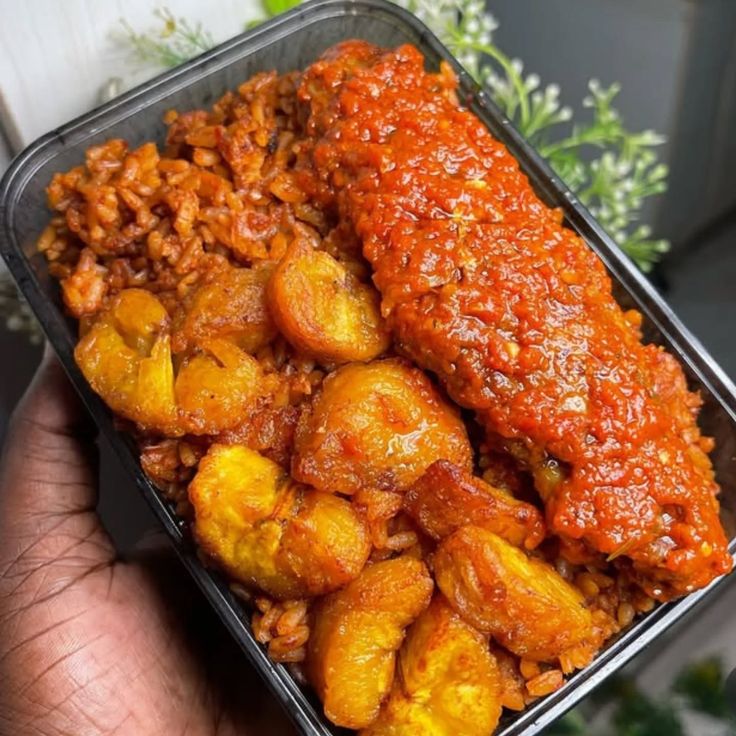 Smokey Jollof + Turkey + Plantain